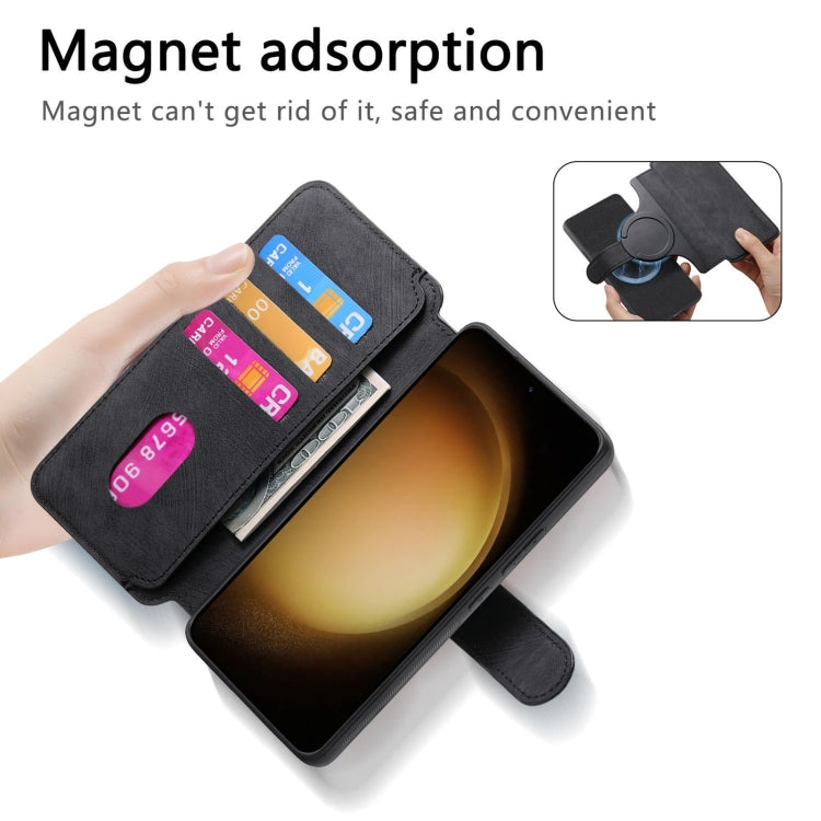 For Galaxy S23+ 5G CaseNeo MagSafe RFID Anti-theft Retro Leather Phone Case