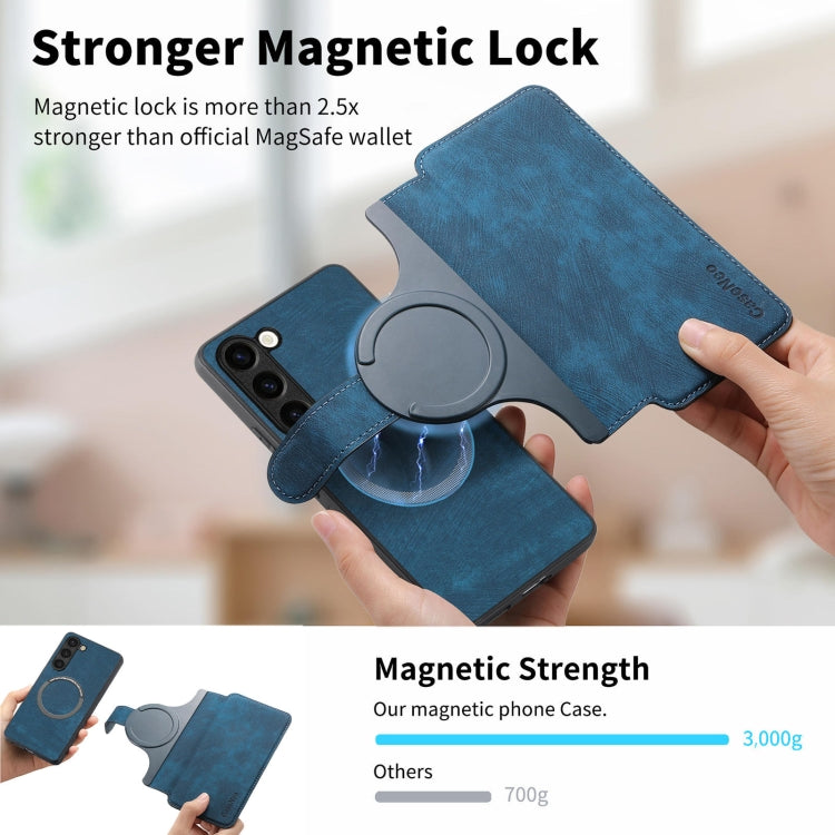 For Galaxy S23+ 5G CaseNeo MagSafe RFID Anti-theft Retro Leather Phone Case