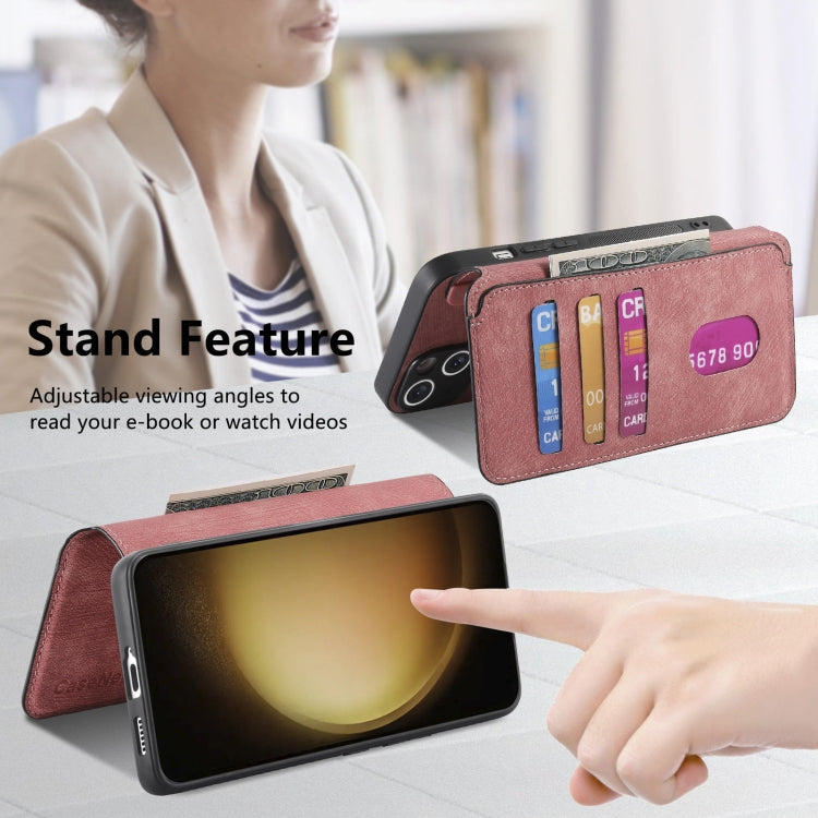 For Galaxy S23+ 5G CaseNeo MagSafe RFID Anti-theft Retro Leather Phone Case