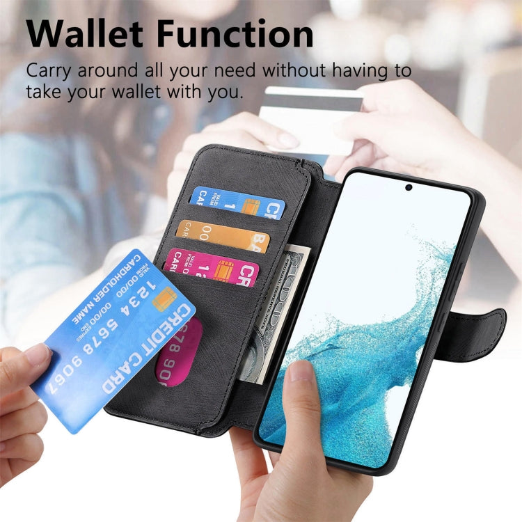For Galaxy S22 5G CaseNeo MagSafe RFID Anti-theft Retro Leather Phone Case