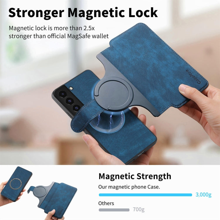 For Galaxy S21+ 5G CaseNeo MagSafe RFID Anti-theft Retro Leather Phone Case