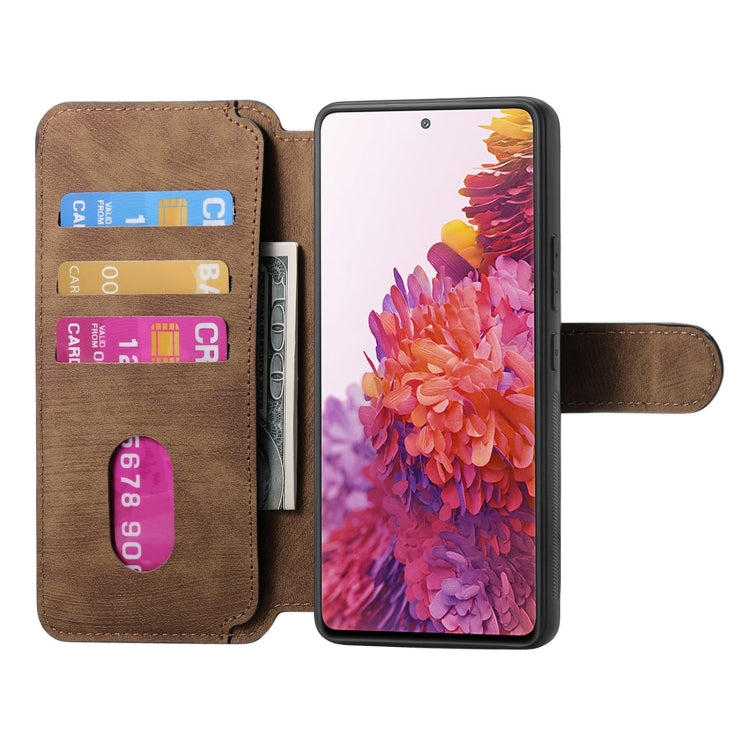 For Galaxy S20 FE CaseNeo MagSafe RFID Anti-theft Retro Leather Phone Case