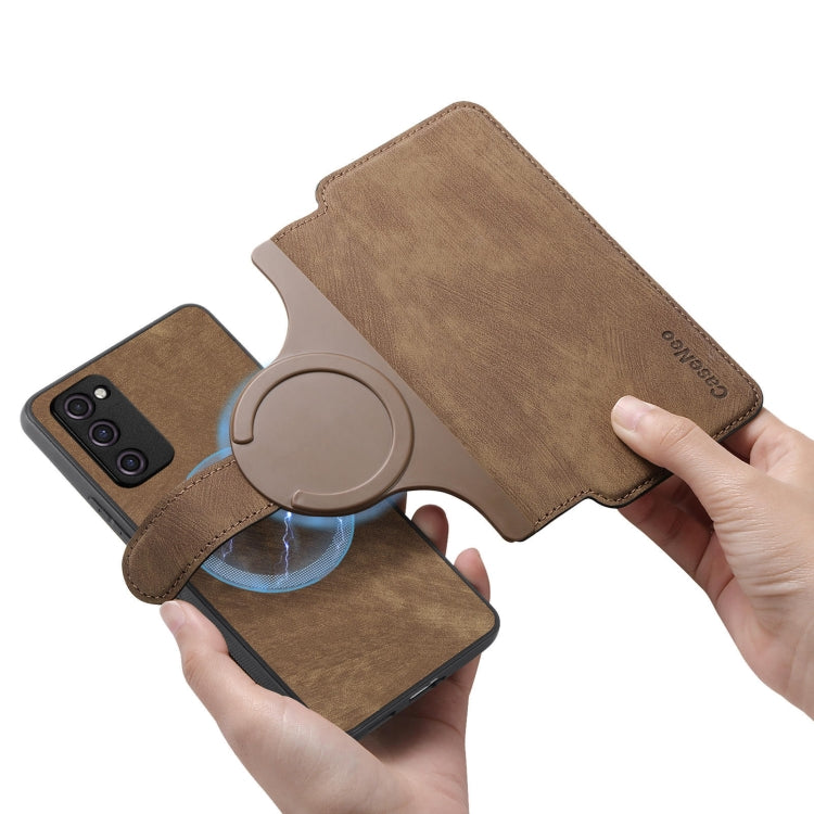 For Galaxy S20 FE CaseNeo MagSafe RFID Anti-theft Retro Leather Phone Case