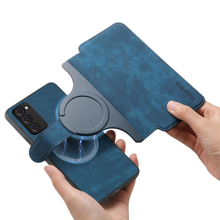 For Galaxy S20 FE CaseNeo MagSafe RFID Anti-theft Retro Leather Phone Case