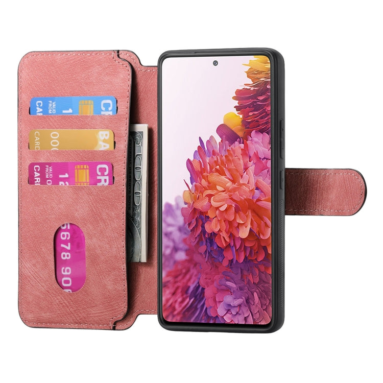 For Galaxy S20 FE CaseNeo MagSafe RFID Anti-theft Retro Leather Phone Case