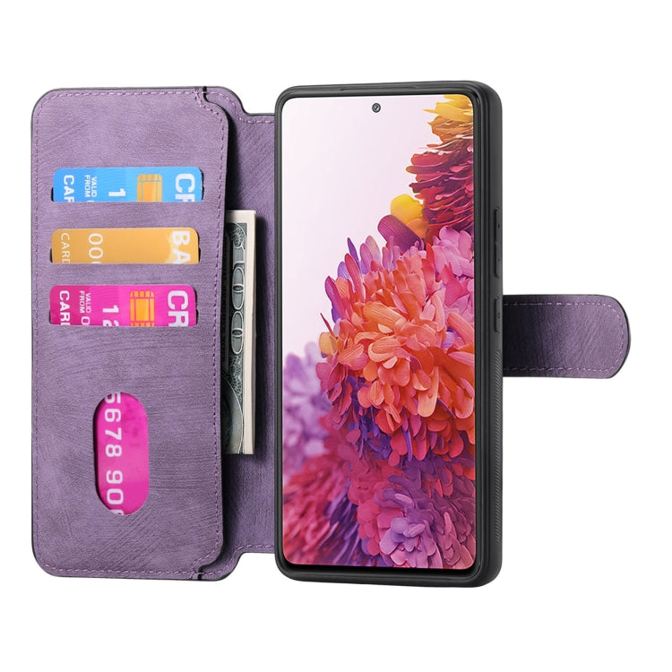 For Galaxy S20 FE CaseNeo MagSafe RFID Anti-theft Retro Leather Phone Case