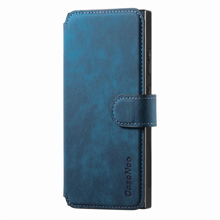 For Galaxy S25 Ultra 5G CaseNeo MagSafe RFID Anti-theft Retro Leather Phone Case