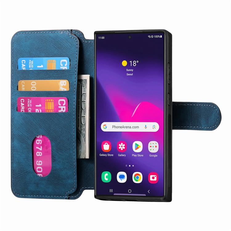 For Galaxy S25 Ultra 5G CaseNeo MagSafe RFID Anti-theft Retro Leather Phone Case