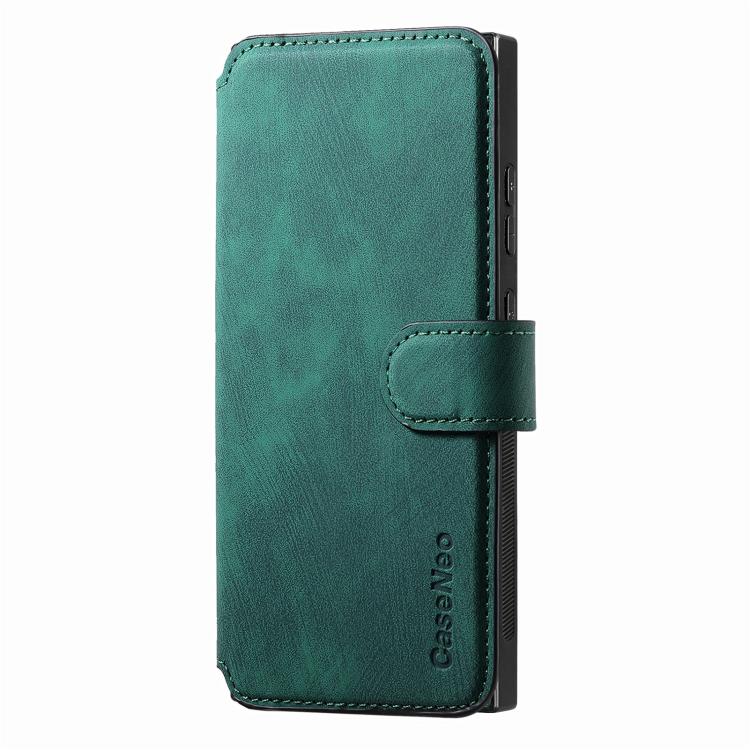 For Galaxy S25 Ultra 5G CaseNeo MagSafe RFID Anti-theft Retro Leather Phone Case