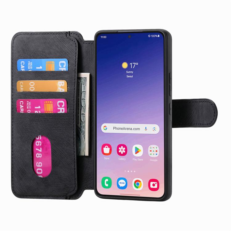 For Galaxy S25+ 5G CaseNeo MagSafe RFID Anti-theft Retro Leather Phone Case