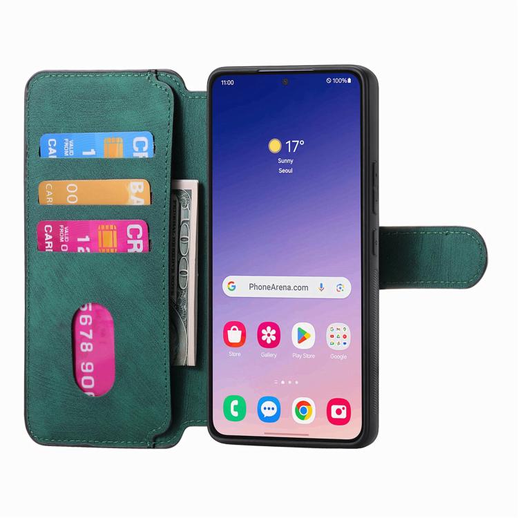For Galaxy S25+ 5G CaseNeo MagSafe RFID Anti-theft Retro Leather Phone Case