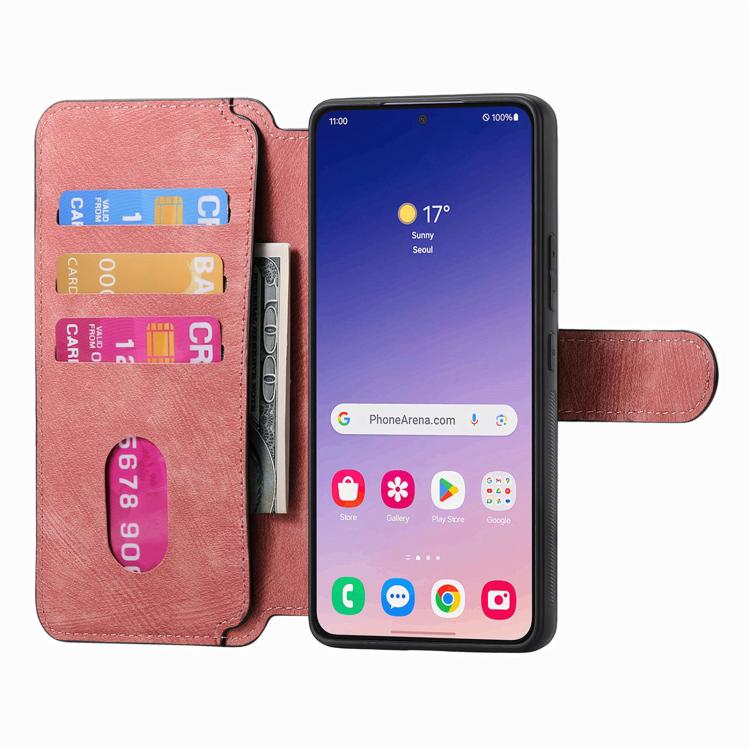 For Galaxy S25+ 5G CaseNeo MagSafe RFID Anti-theft Retro Leather Phone Case