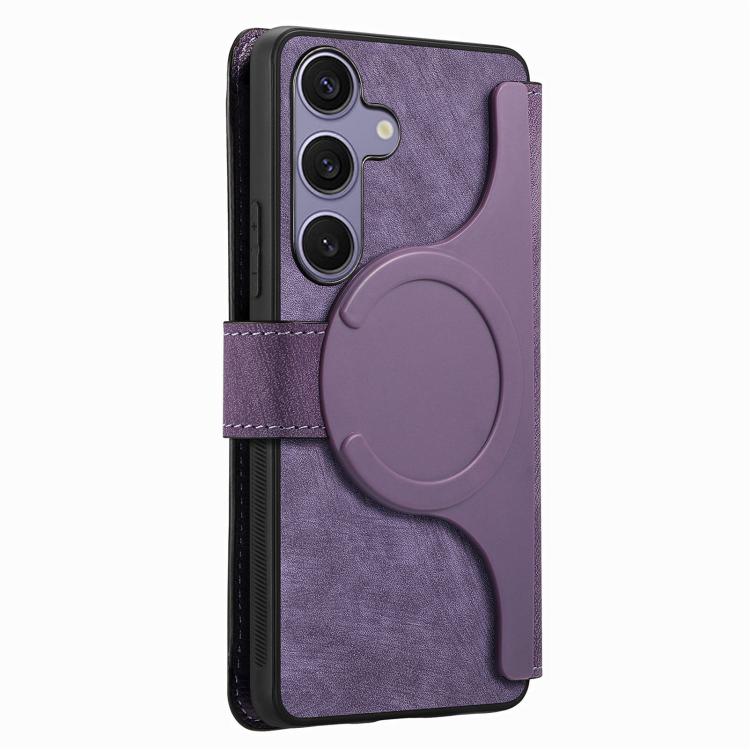 For Galaxy S25+ 5G CaseNeo MagSafe RFID Anti-theft Retro Leather Phone Case