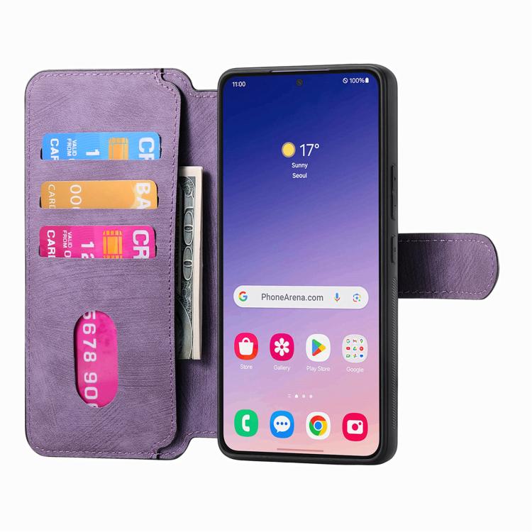 For Galaxy S25+ 5G CaseNeo MagSafe RFID Anti-theft Retro Leather Phone Case