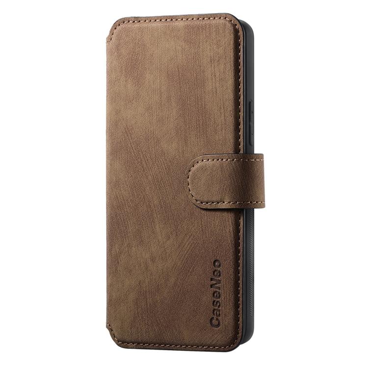 For Galaxy S25 Edge 5G CaseNeo MagSafe RFID Anti-theft Retro Leather Phone Case