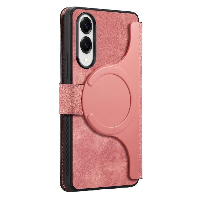 For Galaxy S25 Edge 5G CaseNeo MagSafe RFID Anti-theft Retro Leather Phone Case