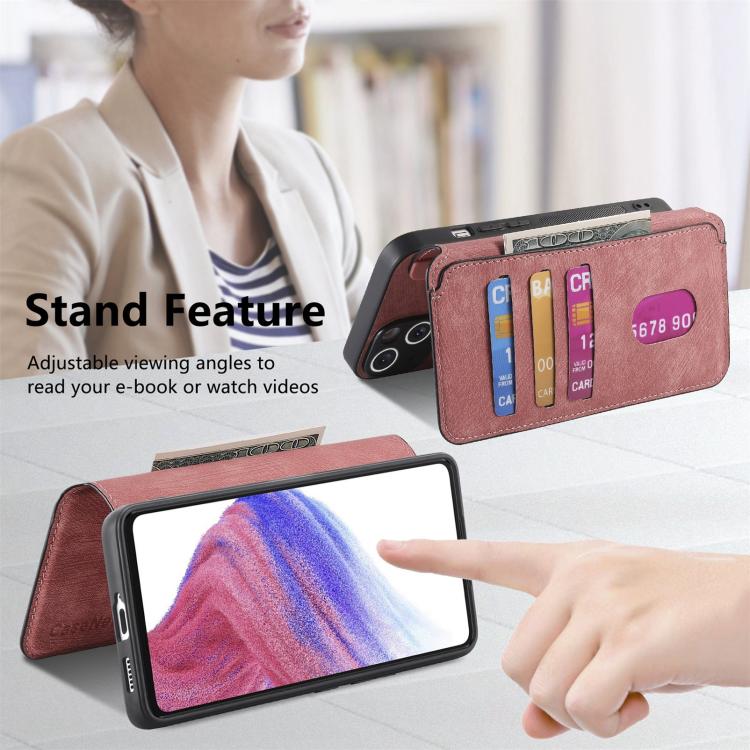 For Galaxy S25 Edge 5G CaseNeo MagSafe RFID Anti-theft Retro Leather Phone Case