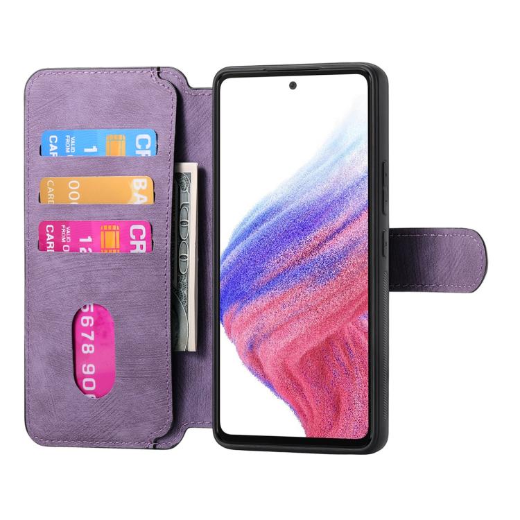 For Galaxy S25 Edge 5G CaseNeo MagSafe RFID Anti-theft Retro Leather Phone Case