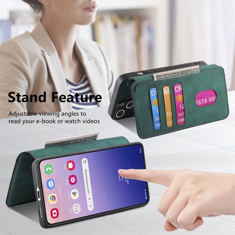For Galaxy S25 FE 5G CaseNeo MagSafe RFID Anti-theft Retro Leather Phone Case