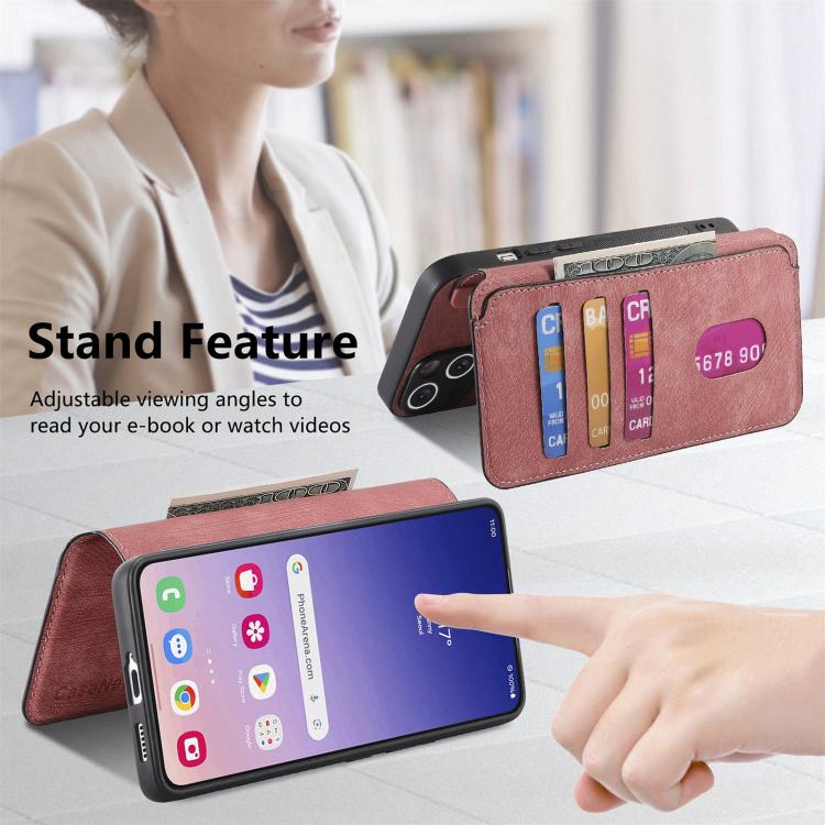 For Galaxy S25 FE 5G CaseNeo MagSafe RFID Anti-theft Retro Leather Phone Case