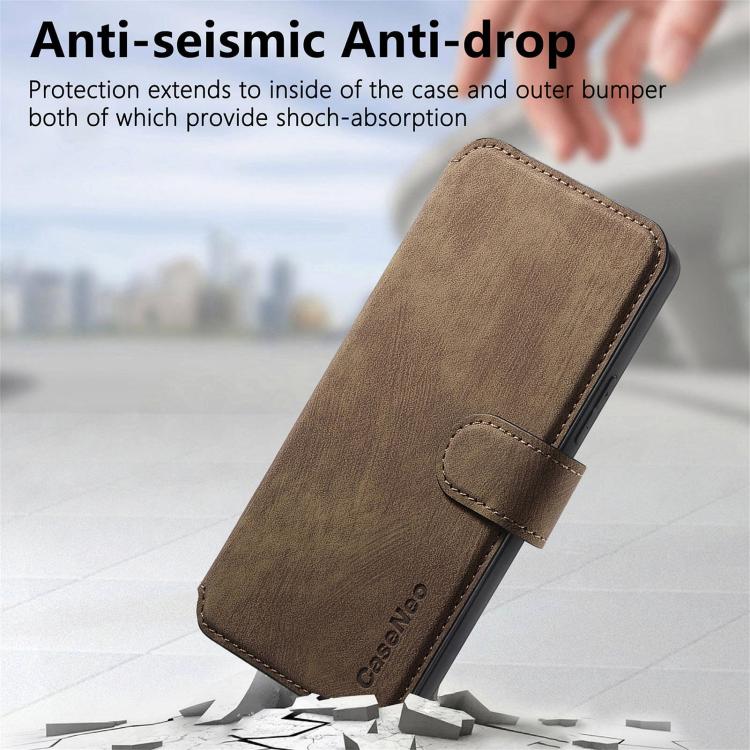 For Galaxy S26 Ultra 5G CaseNeo MagSafe RFID Anti-theft Retro Leather Phone Case