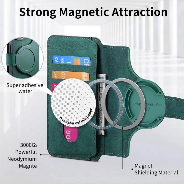 For Galaxy S26 Ultra 5G CaseNeo MagSafe RFID Anti-theft Retro Leather Phone Case