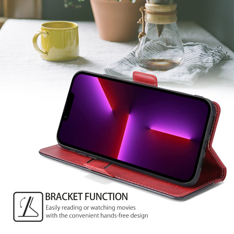 For Samsung Galaxy A06 Contrast Color Side Buckle Leather Phone Case