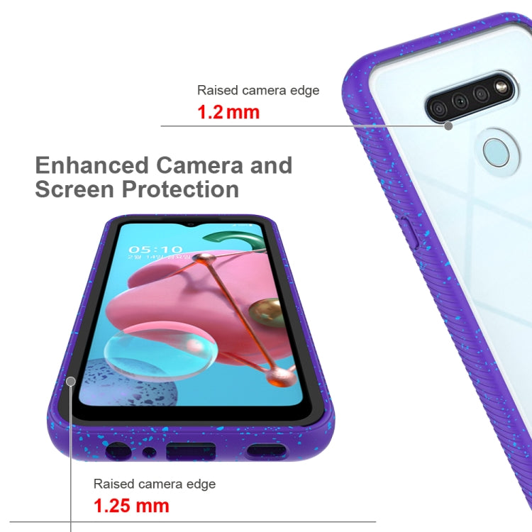 For LG K51 / Q51 Shockproof Starry Sky PC + TPU Protective Case