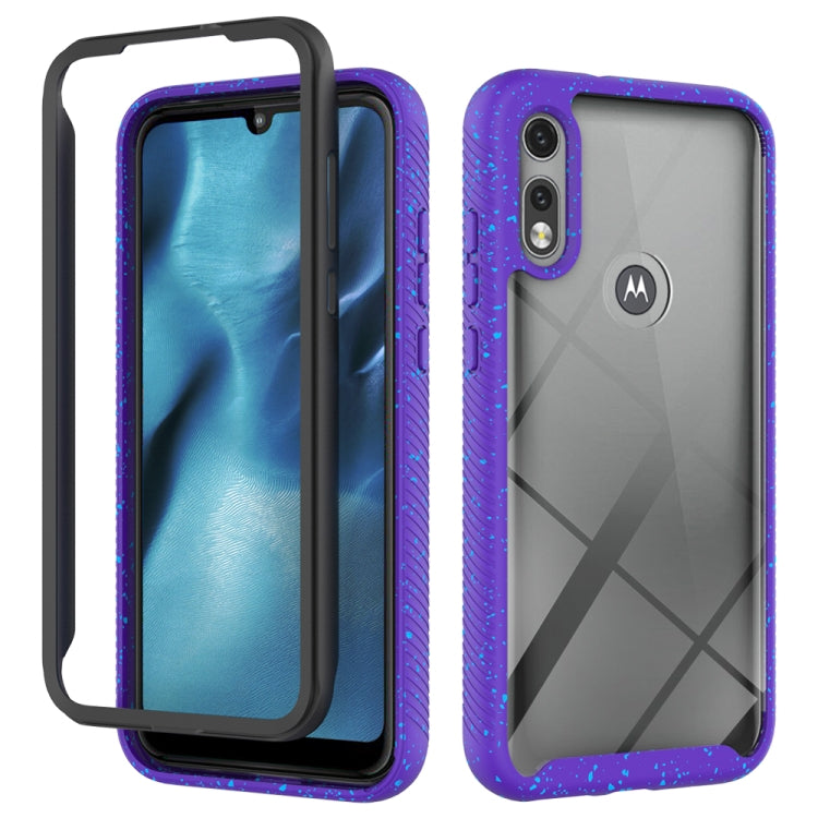 For Motorola Moto E7 Shockproof Starry Sky PC + TPU Protective Case