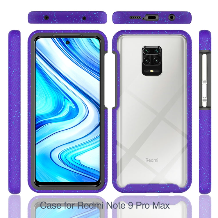 For Xiaomi Redmi Note 9 Pro Max Shockproof Starry Sky PC + TPU Protective Case