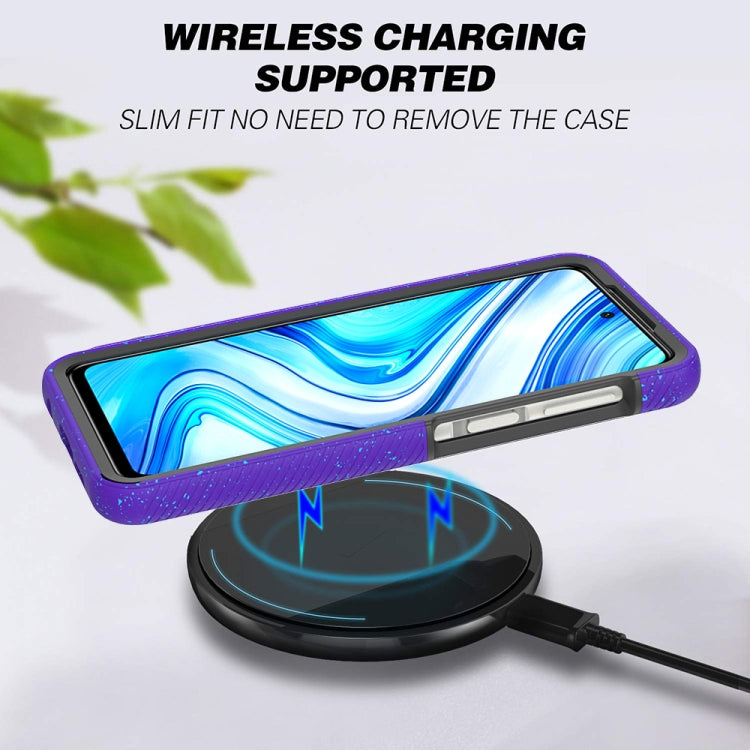 For Xiaomi Redmi Note 9 Pro Max Shockproof Starry Sky PC + TPU Protective Case