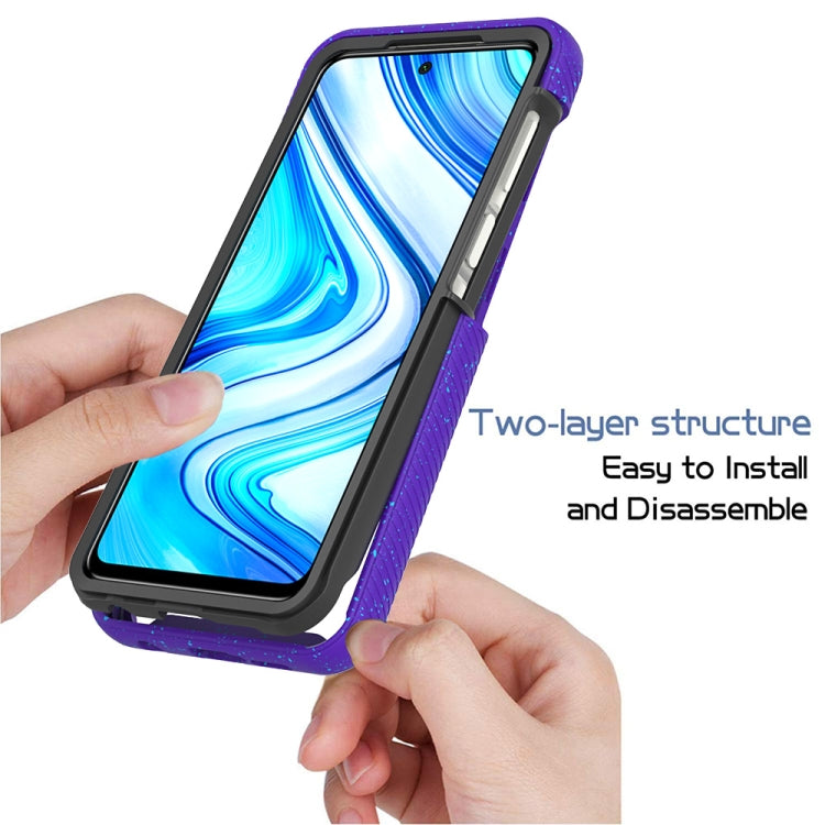 For Xiaomi Redmi Note 9 Pro Max Shockproof Starry Sky PC + TPU Protective Case