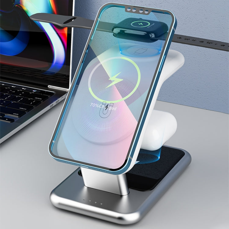 Y10 15W 3 in 1 Magnetic Wireless Charger Stand