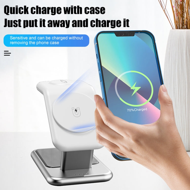 Y10 15W 3 in 1 Magnetic Wireless Charger Stand