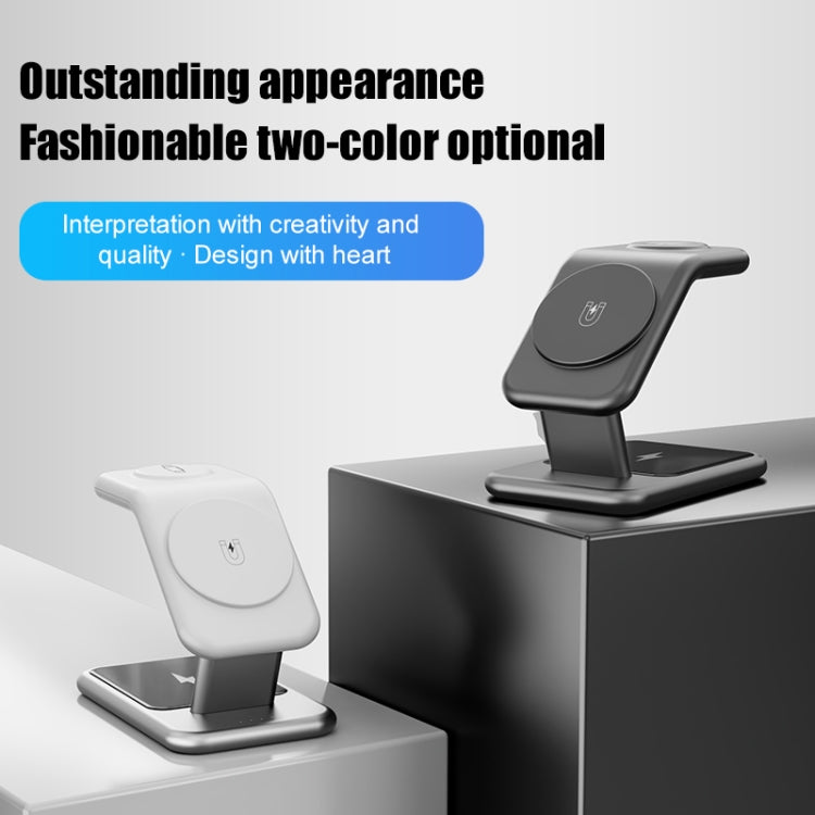 Y10 15W 3 in 1 Magnetic Wireless Charger Stand