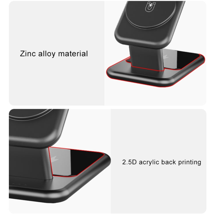 Y10 15W 3 in 1 Magnetic Wireless Charger Stand