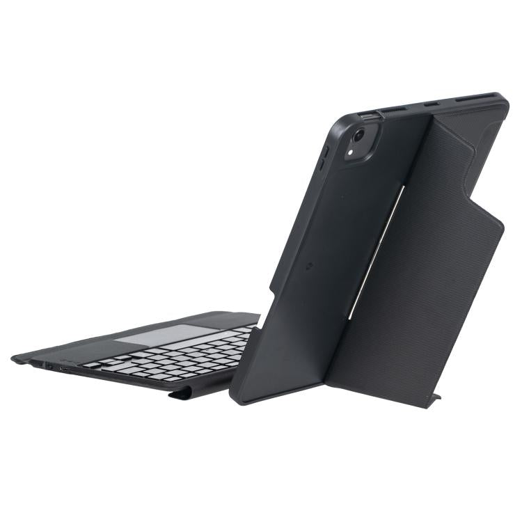 For Honor Pad X9a / X9 Pro Detachable Backlit Bluetooth Keyboard Leather Case with Touchpad - Black