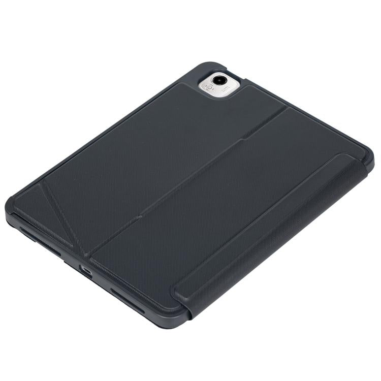 For Honor Pad X9a / X9 Pro Detachable Backlit Bluetooth Keyboard Leather Case with Touchpad - Black