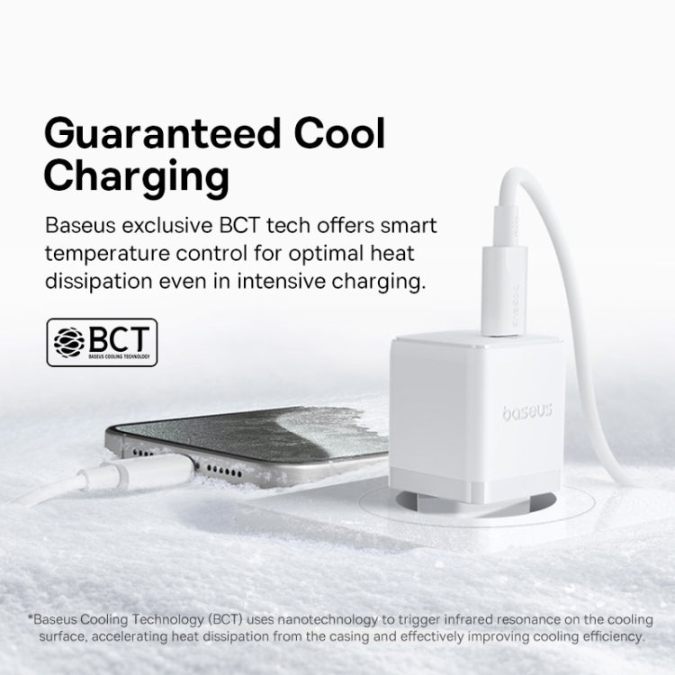 Baseus PD30W USB-C / Type-C Fast Charger With 1m Type-C Cable, Plug Type:EU Plug