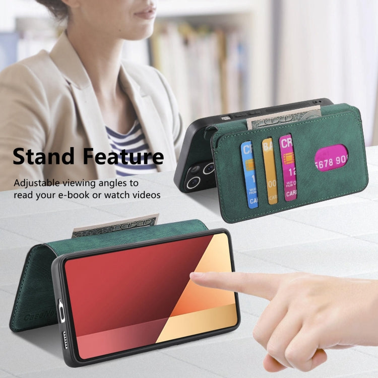 For Redmi Note 13 Pro 4G CaseNeo MagSafe RFID Anti-theft Retro Leather Phone Case