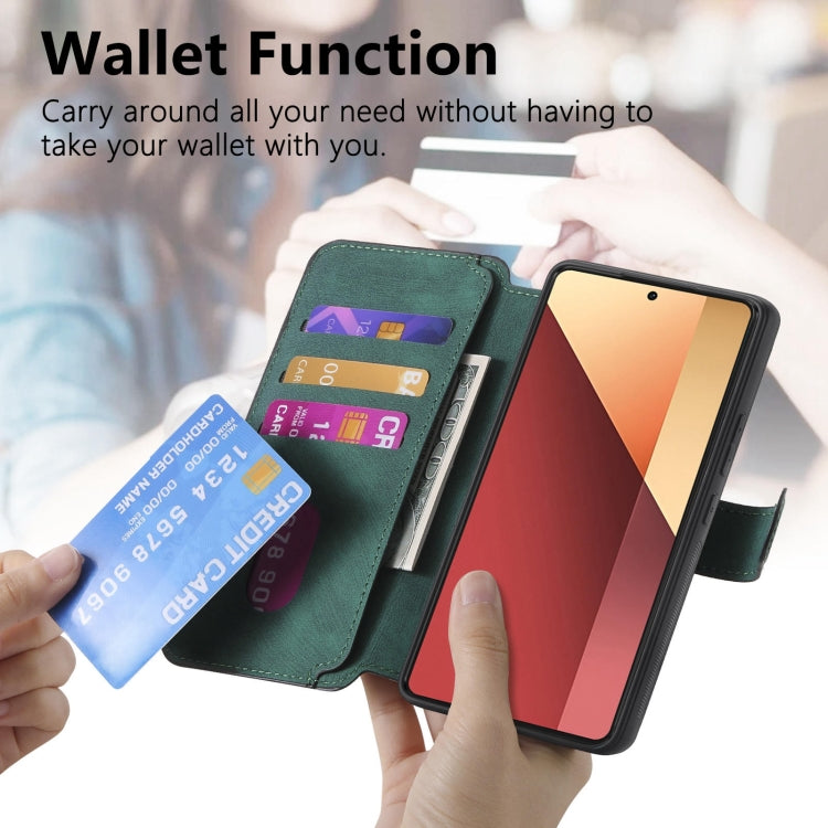 For Redmi Note 13 Pro 4G CaseNeo MagSafe RFID Anti-theft Retro Leather Phone Case