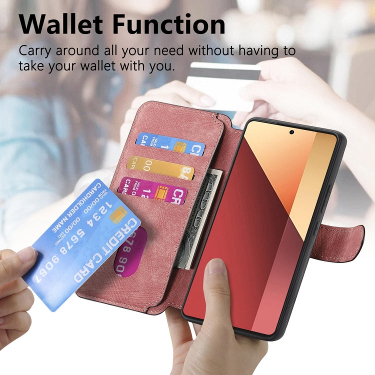 For Redmi Note 13 Pro 4G CaseNeo MagSafe RFID Anti-theft Retro Leather Phone Case
