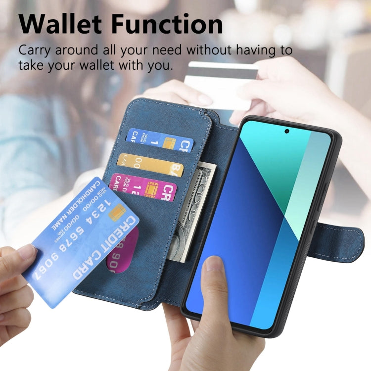 For Redmi Note 13 4G CaseNeo MagSafe RFID Anti-theft Retro Leather Phone Case
