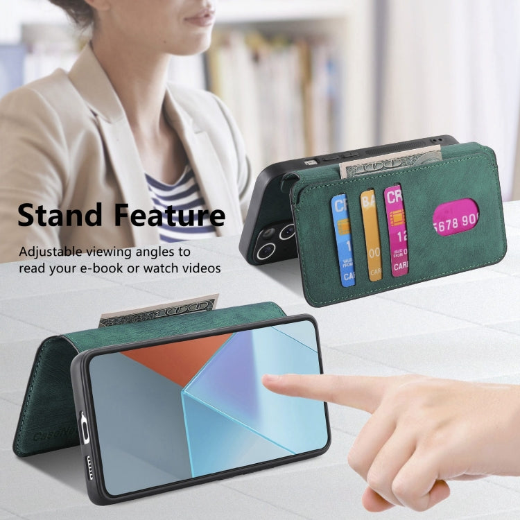 For Redmi Note 13 Pro 5G CaseNeo MagSafe RFID Anti-theft Retro Leather Phone Case