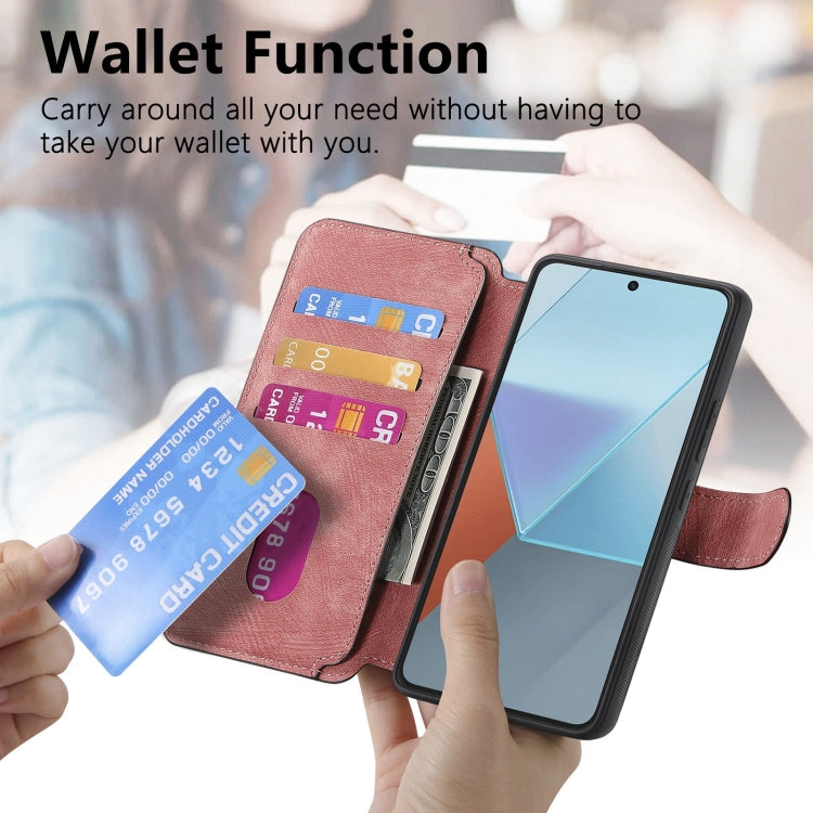 For Redmi Note 13 Pro 5G CaseNeo MagSafe RFID Anti-theft Retro Leather Phone Case