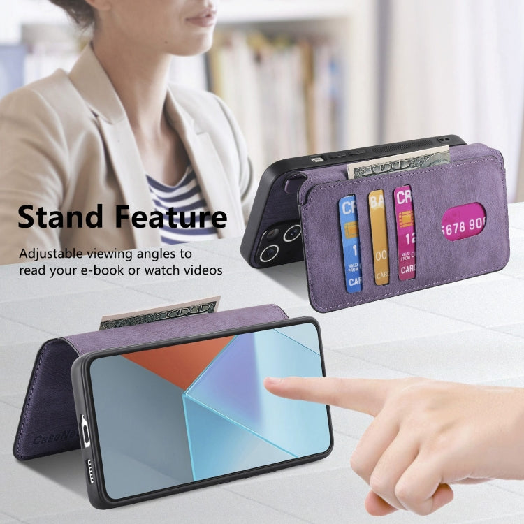 For Redmi Note 13 Pro 5G CaseNeo MagSafe RFID Anti-theft Retro Leather Phone Case