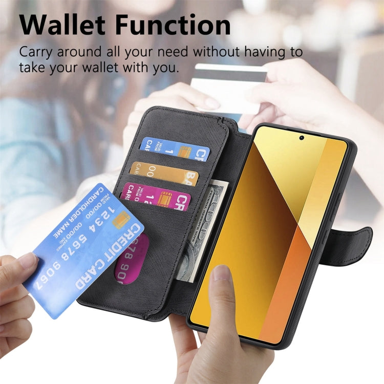 For Redmi Note 13 5G CaseNeo MagSafe RFID Anti-theft Retro Leather Phone Case