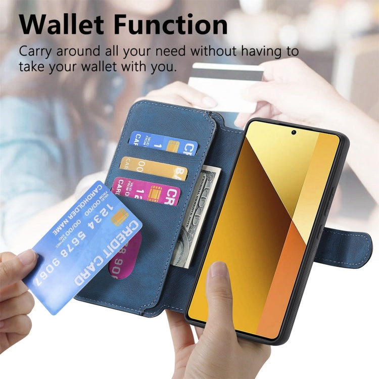For Redmi Note 13 5G CaseNeo MagSafe RFID Anti-theft Retro Leather Phone Case