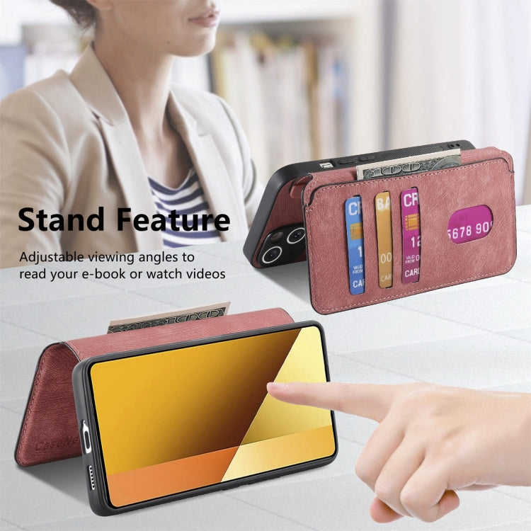 For Redmi Note 13 5G CaseNeo MagSafe RFID Anti-theft Retro Leather Phone Case