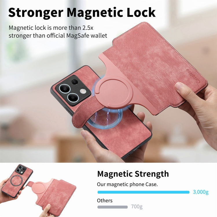 For Redmi Note 13 5G CaseNeo MagSafe RFID Anti-theft Retro Leather Phone Case